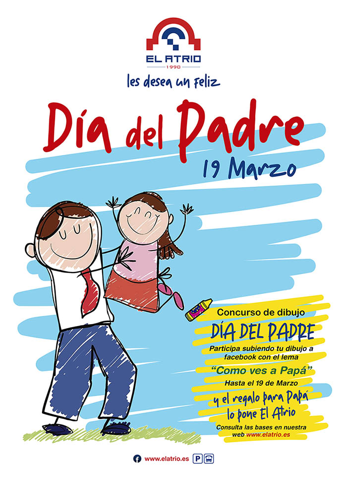 Centro Comercial El Atrio en Avilés | Asturias – Concurso de dibujo Día del  Padre El Atrio: Como vés a Papá